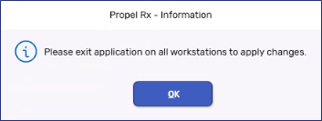 Prompt to exit application