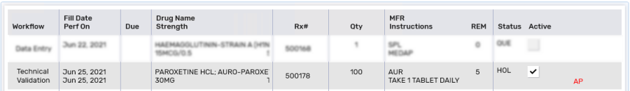 Canceling Auto Refill New Prescription Result