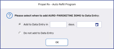 Cancel First Auto Refill Prescription