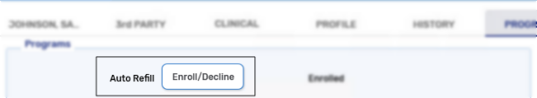 Auto Refill Enrollment