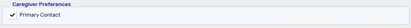 Caregiver Preferences
