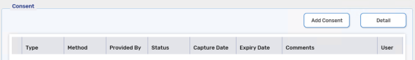 Consent Section